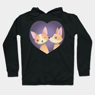 Corgi love Hoodie